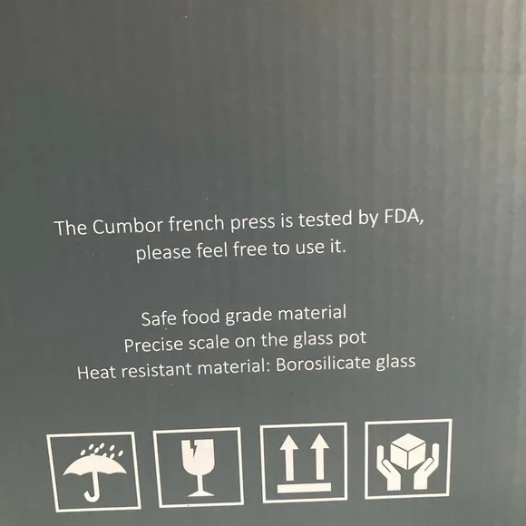 French Press Coffee Maker - Blue - Picture 8 of 9